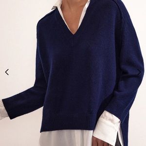 Brochure Walker 10 year bestseller built in blouse sweater. Relaxed oversized.